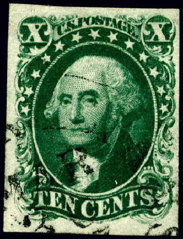 Costs of US Stamps Scott Catalogue 13 - 10c 1855 Washington. Matthew Bennett International, Jun 2008, Sale 328, Lot 483