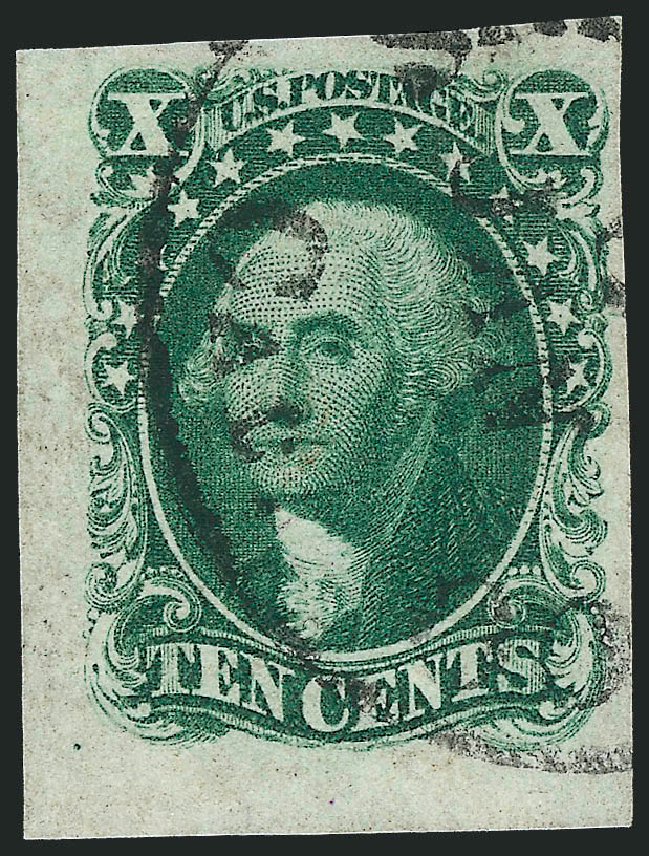 Values of US Stamp Scott Catalogue 13: 10c 1855 Washington. Robert Siegel Auction Galleries, Dec 2011, Sale 1017, Lot 103
