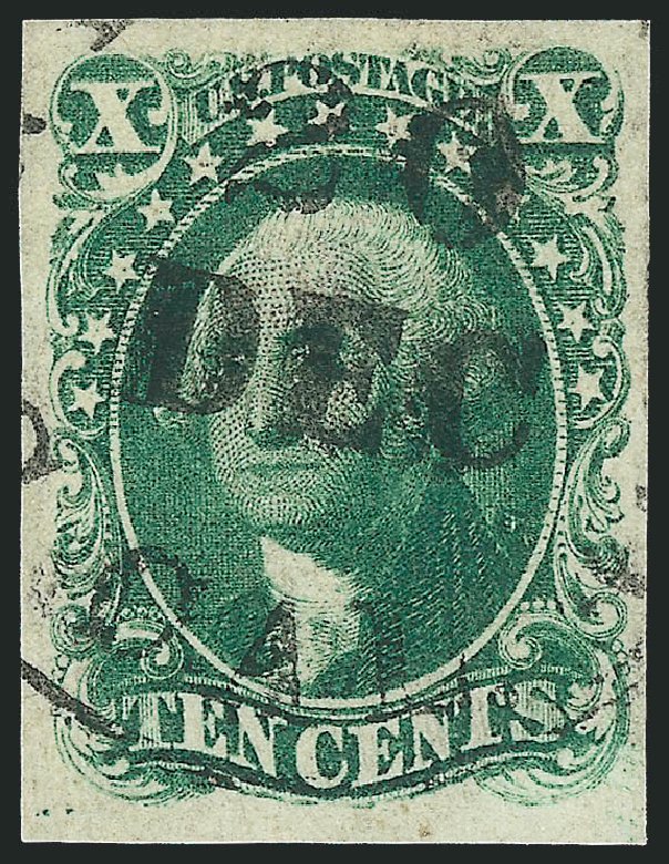 US Stamps Prices Scott # 13: 1855 10c Washington. Robert Siegel Auction Galleries, Dec 2012, Sale 1037, Lot 1433