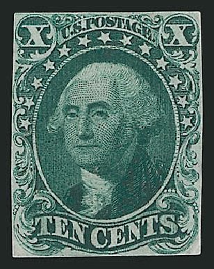Cost of US Stamps Scott Cat. 13: 10c 1855 Washington. Robert Siegel Auction Galleries, Sep 2008, Sale 962, Lot 2003