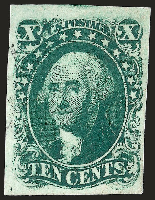 US Stamp Price Scott #13: 1855 10c Washington. Robert Siegel Auction Galleries, Oct 2008, Sale 963, Lot 213