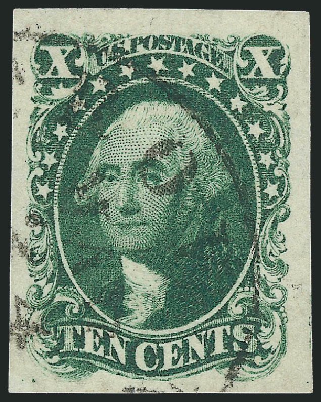 Values of US Stamps Scott 13: 10c 1855 Washington. Robert Siegel Auction Galleries, Oct 2012, Sale 1032, Lot 3046