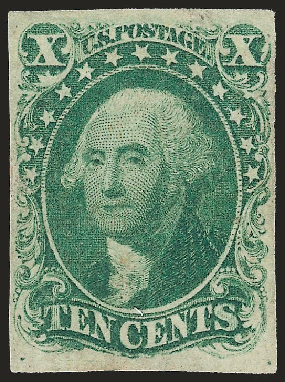 Value of US Stamps Scott Catalogue #13 - 10c 1855 Washington. Robert Siegel Auction Galleries, Jun 2010, Sale 992, Lot 2056