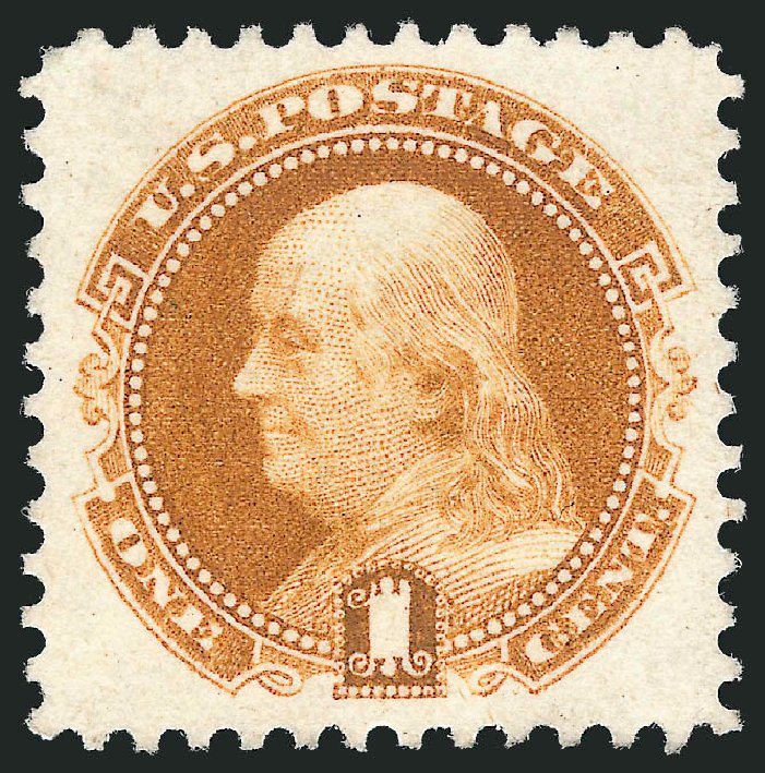 US Stamp Prices Scott # 133: 1c 1880 Pictorial Re-issue Franklin. Robert Siegel Auction Galleries, Oct 2011, Sale 1013, Lot 249
