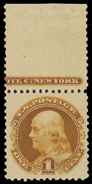 Cost of US Stamp Scott Cat. # 133: 1880 1c Pictorial Re-issue Franklin. Daniel Kelleher Auctions, Jun 2012, Sale 630, Lot 1360