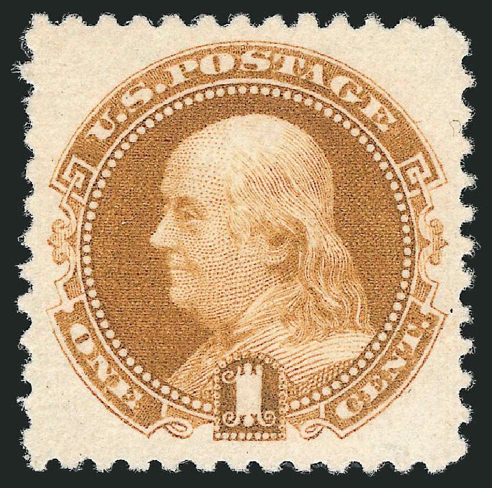 US Stamps Prices Scott # 133 - 1c 1880 Pictorial Re-issue Franklin. Robert Siegel Auction Galleries, Mar 2014, Sale 1067, Lot 1130