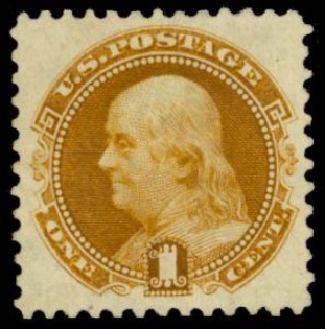 Prices of US Stamps Scott #133: 1880 1c Pictorial Re-issue Franklin. Daniel Kelleher Auctions, Sep 2013, Sale 639, Lot 3245