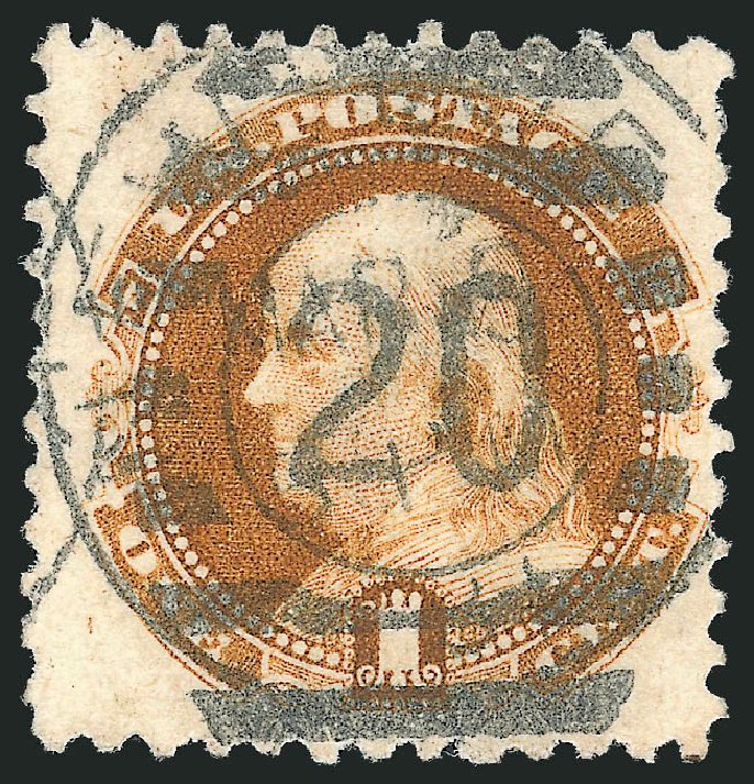 US Stamps Value Scott Catalogue # 133: 1c 1880 Pictorial Re-issue Franklin. Robert Siegel Auction Galleries, Dec 2013, Sale 1062, Lot 345