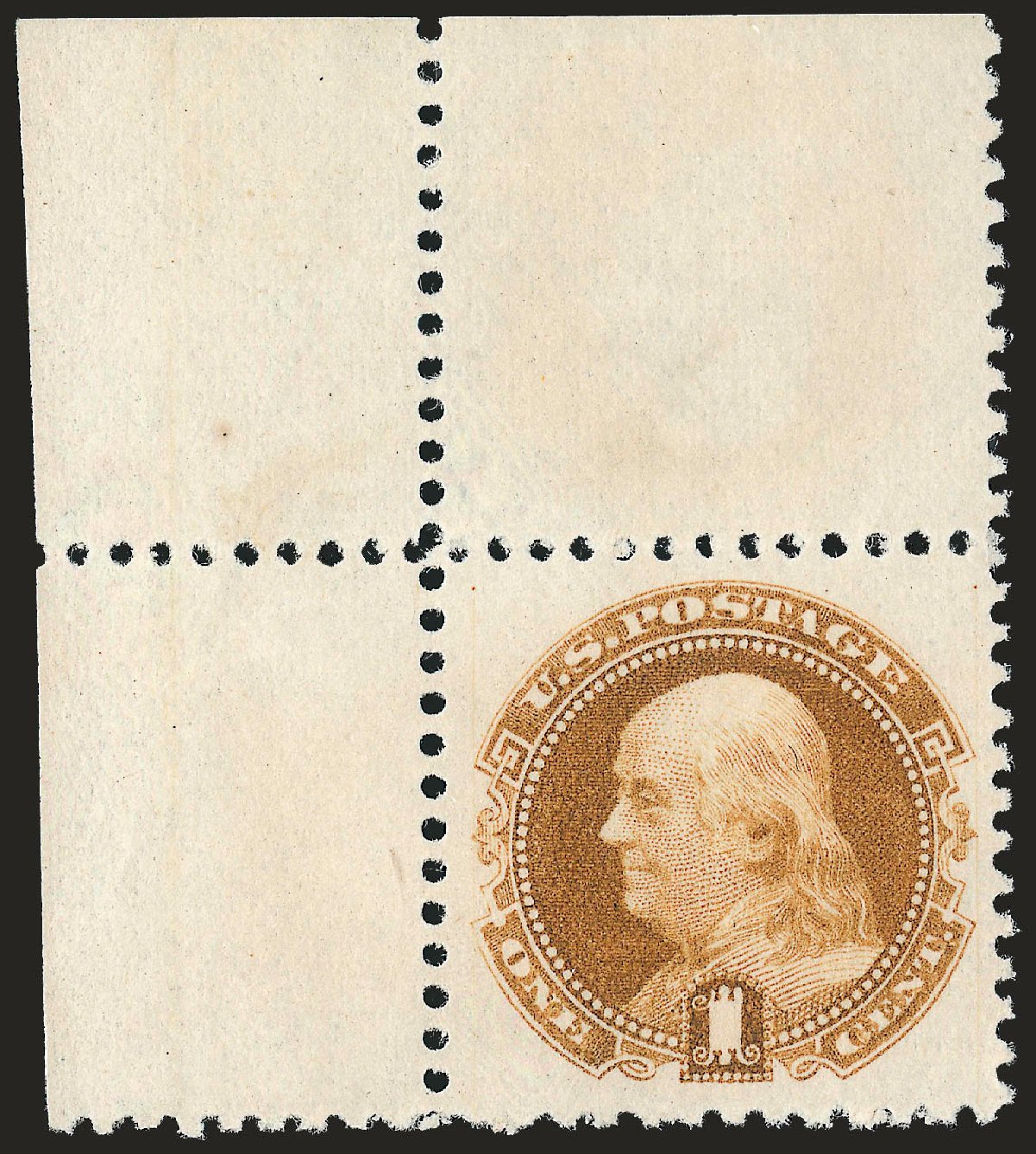US Stamps Price Scott Catalogue #133: 1880 1c Pictorial Re-issue Franklin. Robert Siegel Auction Galleries, Jun 2009, Sale 975, Lot 1385