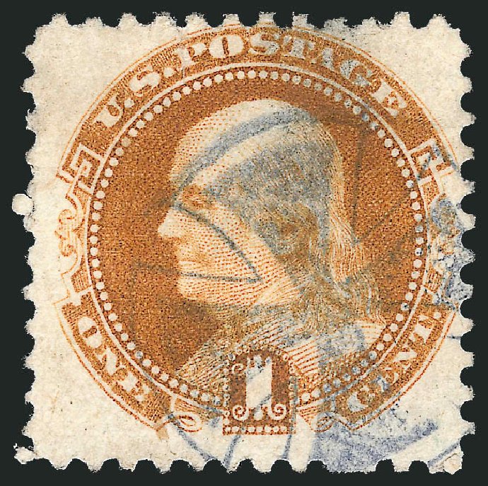 Value of US Stamps Scott Catalog 133: 1880 1c Pictorial Re-issue Franklin. Robert Siegel Auction Galleries, Dec 2011, Sale 1017, Lot 562