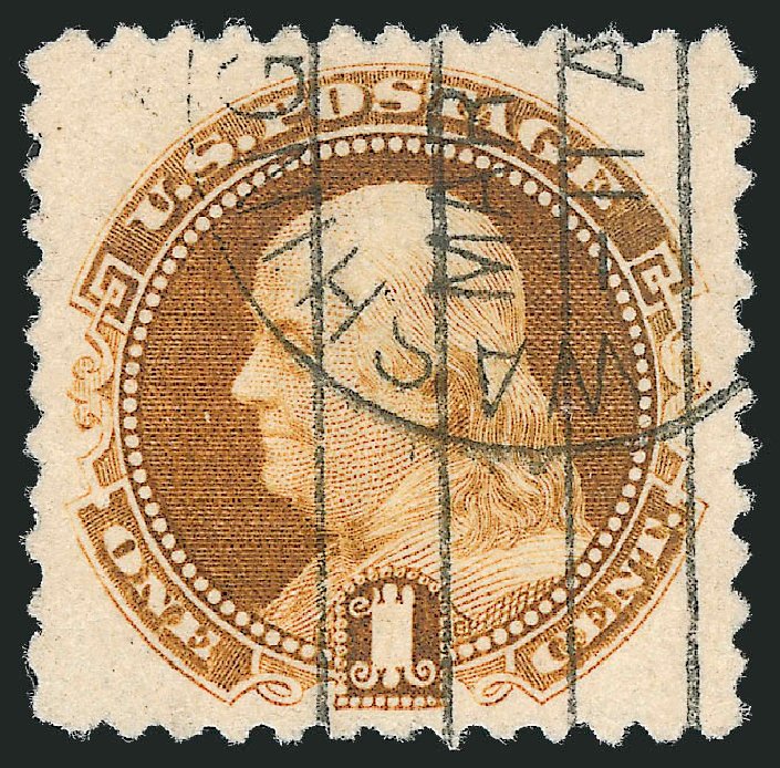 Values of US Stamps Scott Cat. #133: 1c 1880 Pictorial Re-issue Franklin. Robert Siegel Auction Galleries, Oct 2012, Sale 1032, Lot 3212