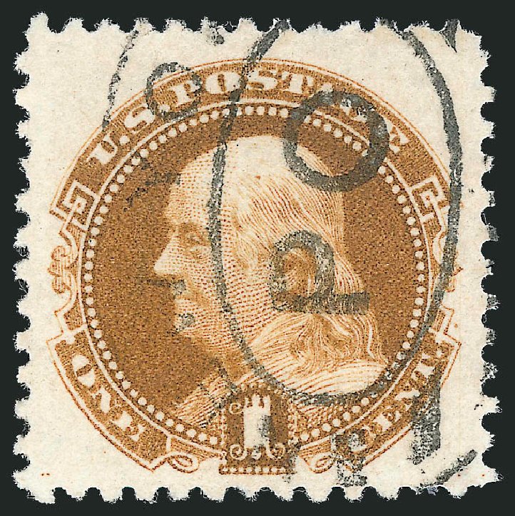 Prices of US Stamp Scott Catalogue # 133: 1c 1880 Pictorial Re-issue Franklin. Robert Siegel Auction Galleries, Oct 2012, Sale 1032, Lot 3213