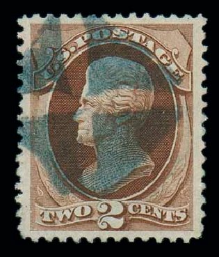Prices of US Stamps Scott #135: 2c 1870 Jackson Grill. Matthew Bennett International, Dec 2007, Sale 323, Lot 317