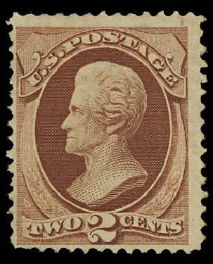 Costs of US Stamp Scott #135 - 1870 2c Jackson Grill. Daniel Kelleher Auctions, Jun 2012, Sale 630, Lot 1364