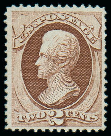 Prices of US Stamp Scott Cat. 135 - 2c 1870 Jackson Grill. Matthew Bennett International, Jun 2008, Sale 328, Lot 662