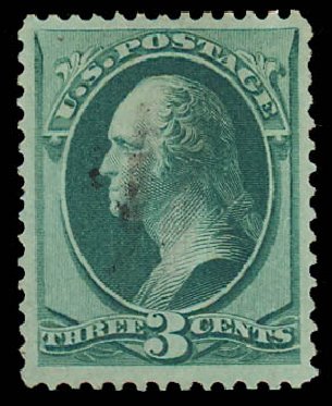 US Stamp Prices Scott 136 - 1870 3c Washington Grill. Daniel Kelleher Auctions, Jul 2011, Sale 625, Lot 770