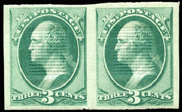 Prices of US Stamp Scott # 136 - 1870 3c Washington Grill. Matthew Bennett International, Apr 2008, Sale 326, Lot 141