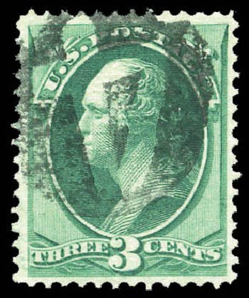 Cost of US Stamp Scott Catalog #136 - 3c 1870 Washington Grill. Matthew Bennett International, Mar 2011, Sale 337, Lot 2614