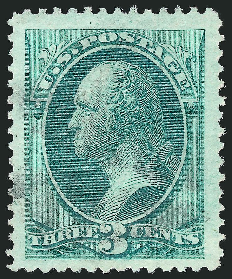 Price of US Stamps Scott 136 - 1870 3c Washington Grill. Robert Siegel Auction Galleries, Sep 2012, Sale 1027, Lot 34