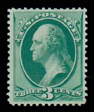 Prices of US Stamps Scott Cat. #136: 3c 1870 Washington Grill. Matthew Bennett International, Oct 2007, Sale 320, Lot 455