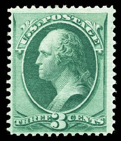 Values of US Stamp Scott Catalog # 136: 1870 3c Washington Grill. Matthew Bennett International, Mar 2012, Sale 344, Lot 4345