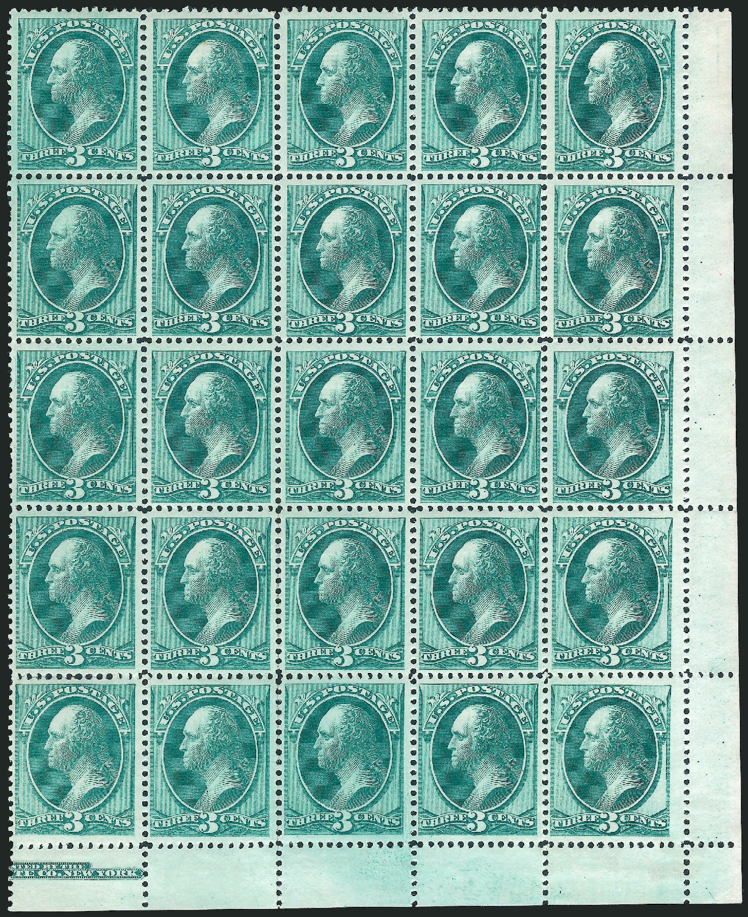 Cost of US Stamp Scott Catalogue #136: 3c 1870 Washington Grill. Robert Siegel Auction Galleries, Jun 2012, Sale 1025, Lot 165