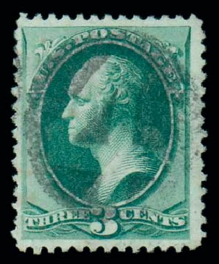 Costs of US Stamp Scott Catalog #136: 3c 1870 Washington Grill. Matthew Bennett International, Dec 2007, Sale 323, Lot 323