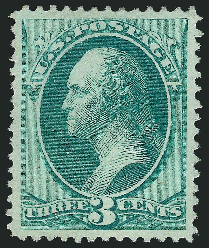 Values of US Stamp Scott #136: 1870 3c Washington Grill. Robert Siegel Auction Galleries, Mar 2011, Sale 1007, Lot 2323