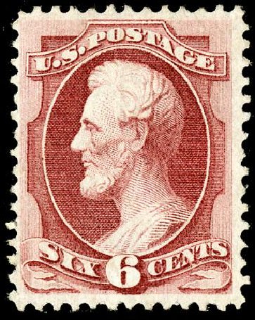 Costs of US Stamp Scott # 137: 1870 6c Lincoln Grill. Matthew Bennett International, May 2008, Sale 327, Lot 138