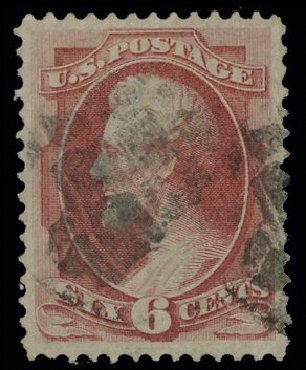 Costs of US Stamps Scott Catalogue 137: 1870 6c Lincoln Grill. H.R. Harmer, May 2014, Sale 3005, Lot 1128