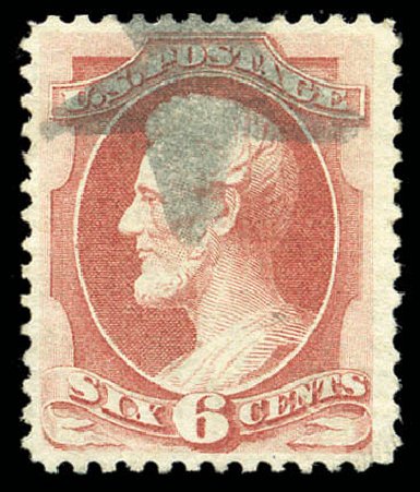 Value of US Stamps Scott Cat. # 137: 6c 1870 Lincoln Grill. Matthew Bennett International, Sep 2010, Sale 331, Lot 499