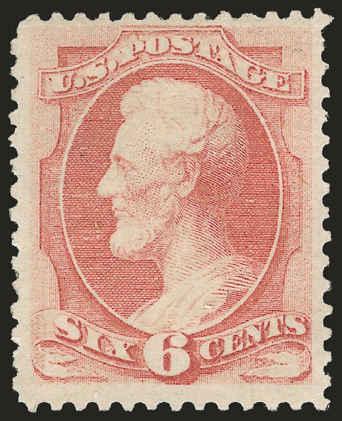 Price of US Stamp Scott Catalog 137: 1870 6c Lincoln Grill. Robert Siegel Auction Galleries, Apr 2009, Sale 972, Lot 3139