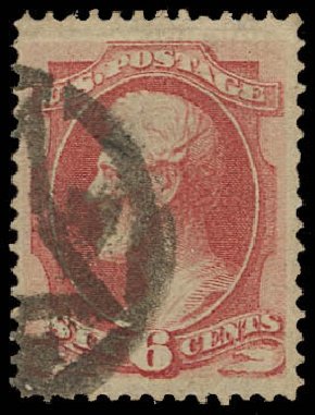 Costs of US Stamps Scott Catalog #137 - 1870 6c Lincoln Grill. Daniel Kelleher Auctions, Aug 2012, Sale 631, Lot 834