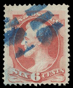 US Stamps Values Scott Catalogue #137: 6c 1870 Lincoln Grill. Daniel Kelleher Auctions, Aug 2012, Sale 631, Lot 835