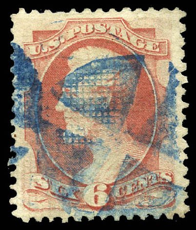 Costs of US Stamps Scott Cat. 137: 6c 1870 Lincoln Grill. Matthew Bennett International, Mar 2011, Sale 335, Lot 62