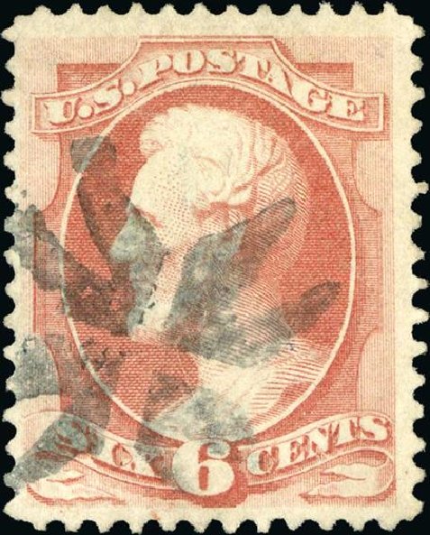Cost of US Stamps Scott #137 - 6c 1870 Lincoln Grill. Spink Shreves Galleries, Jan 2015, Sale 150, Lot 102