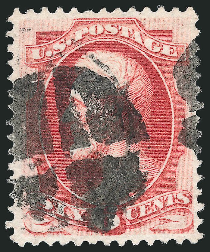 US Stamp Price Scott Catalogue 137: 1870 6c Lincoln Grill. Robert Siegel Auction Galleries, Oct 2011, Sale 1014, Lot 1363