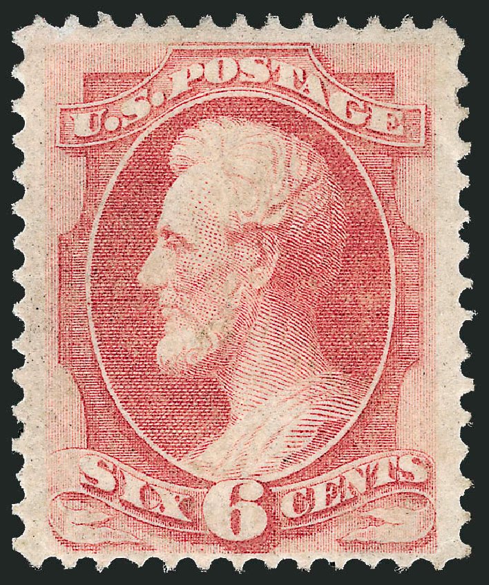 Prices of US Stamps Scott Catalogue # 137: 1870 6c Lincoln Grill. Robert Siegel Auction Galleries, Oct 2010, Sale 997, Lot 5543