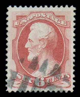 US Stamp Price Scott Cat. 137 - 6c 1870 Lincoln Grill. Matthew Bennett International, Dec 2007, Sale 323, Lot 326