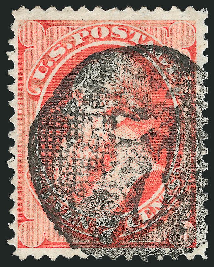 US Stamps Value Scott Cat. #138: 7c 1871 Stanton Grill. Robert Siegel Auction Galleries, Oct 2011, Sale 1014, Lot 1367