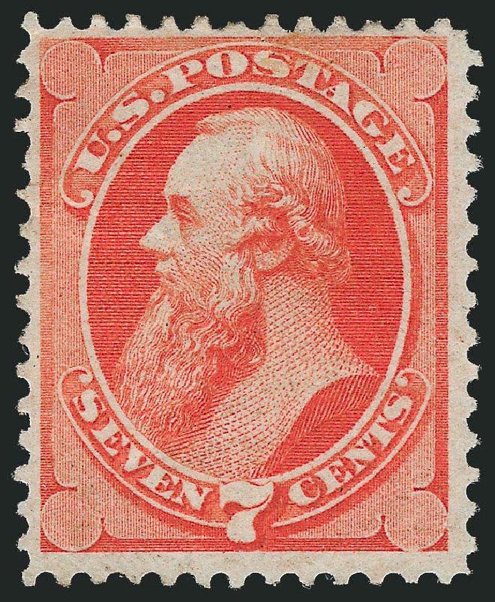 Cost of US Stamps Scott Catalog #138: 1871 7c Stanton Grill. Robert Siegel Auction Galleries, Nov 2013, Sale 1057, Lot 707