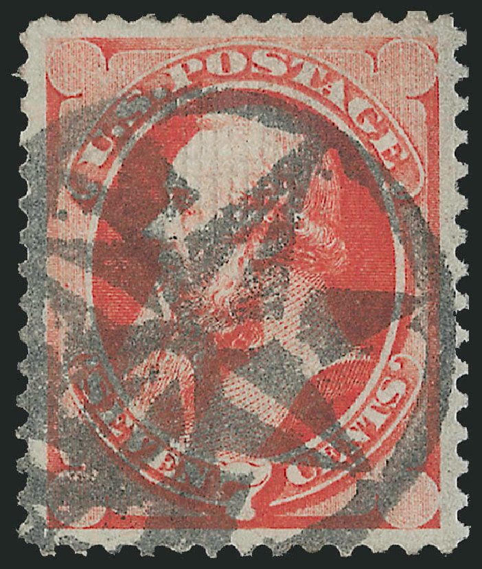 US Stamps Prices Scott Cat. # 138: 1871 7c Stanton Grill. Robert Siegel Auction Galleries, Dec 2009, Sale 978, Lot 1037