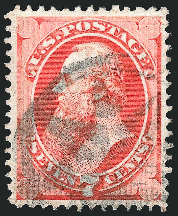 Costs of US Stamps Scott # 138: 1871 7c Stanton Grill. Robert Siegel Auction Galleries, Mar 2011, Sale 1007, Lot 2328