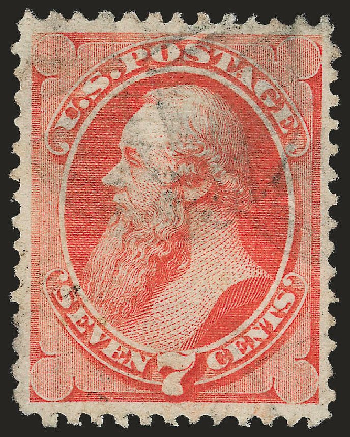 US Stamp Value Scott 138 - 7c 1871 Stanton Grill. Robert Siegel Auction Galleries, Dec 2009, Sale 982, Lot 5418