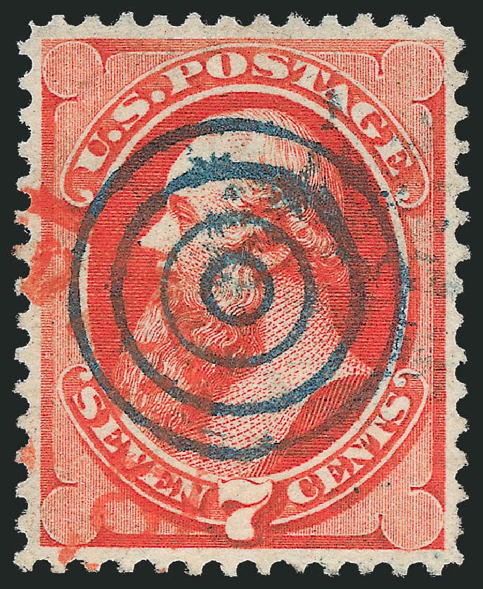 Values of US Stamp Scott # 138 - 7c 1871 Stanton Grill. Robert Siegel Auction Galleries, Oct 2010, Sale 997, Lot 5548