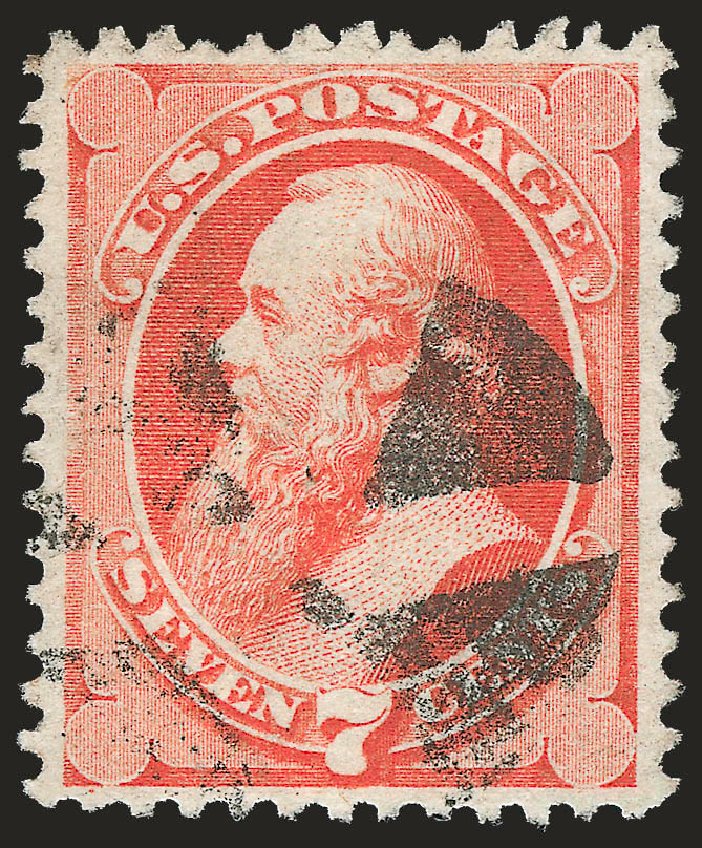 US Stamp Price Scott Catalog # 138 - 7c 1871 Stanton Grill. Robert Siegel Auction Galleries, Sep 2009, Sale 976, Lot 1529