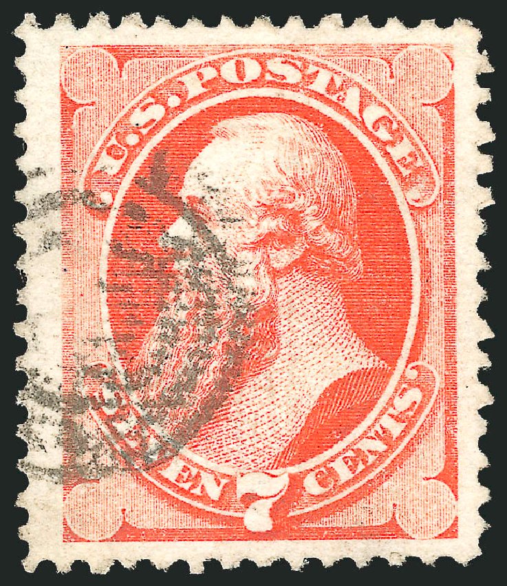 US Stamps Price Scott Catalogue # 138 - 1871 7c Stanton Grill. Robert Siegel Auction Galleries, Mar 2012, Sale 1019, Lot 500