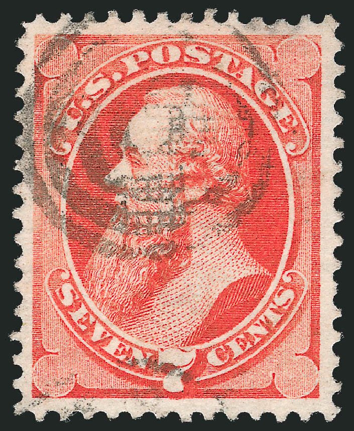 Value of US Stamps Scott Cat. #138 - 1871 7c Stanton Grill. Robert Siegel Auction Galleries, Sep 2009, Sale 976, Lot 1530