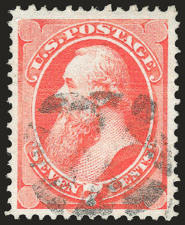 Cost of US Stamp Scott Catalog # 138: 7c 1871 Stanton Grill. Robert Siegel Auction Galleries, Apr 2010, Sale 984, Lot 460