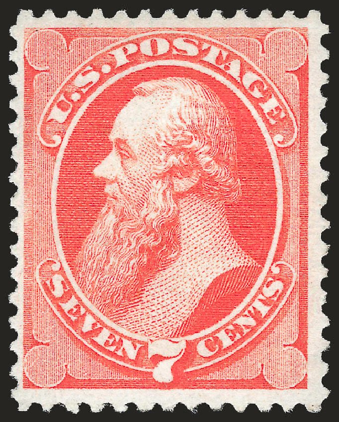 Costs of US Stamps Scott 138: 1871 7c Stanton Grill. Robert Siegel Auction Galleries, Apr 2009, Sale 972, Lot 3141
